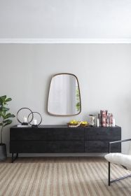 86.5x20x30.5" Cabinet, Black
